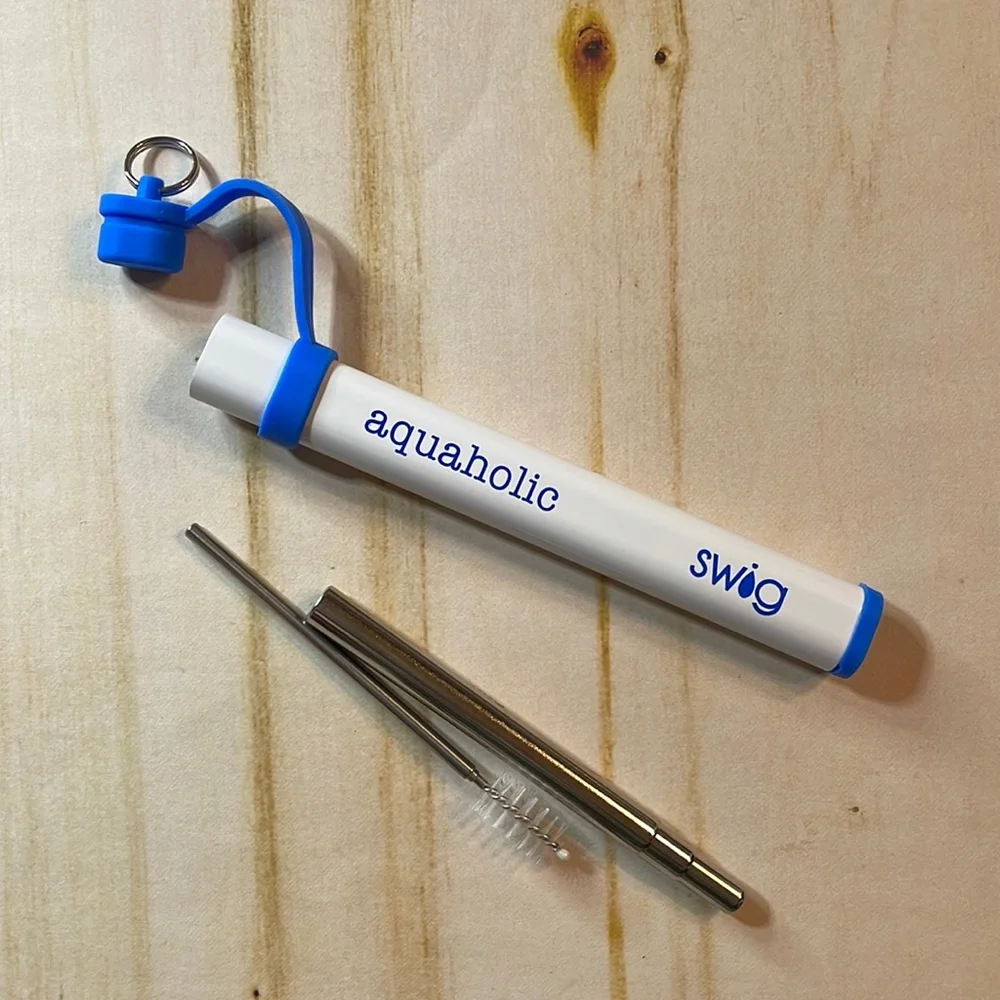 Swig Royal Telescope Stainless Steel Straw Set